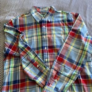 Polo Ralph Lauren Plaid Slim Fit Stretch Oxford